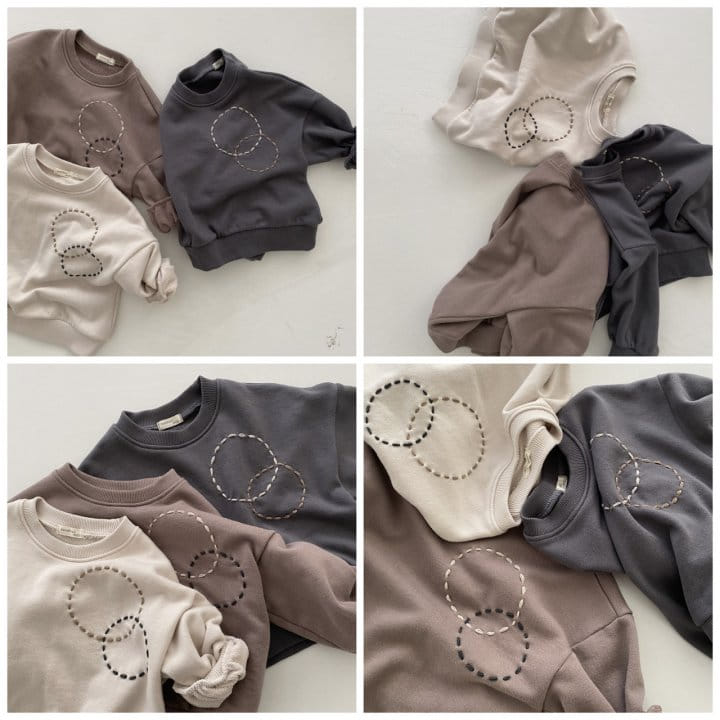 Nunubiel - Korean Baby Fashion - #babyoutfit - Baby Two Ring Sweatshirt - 3