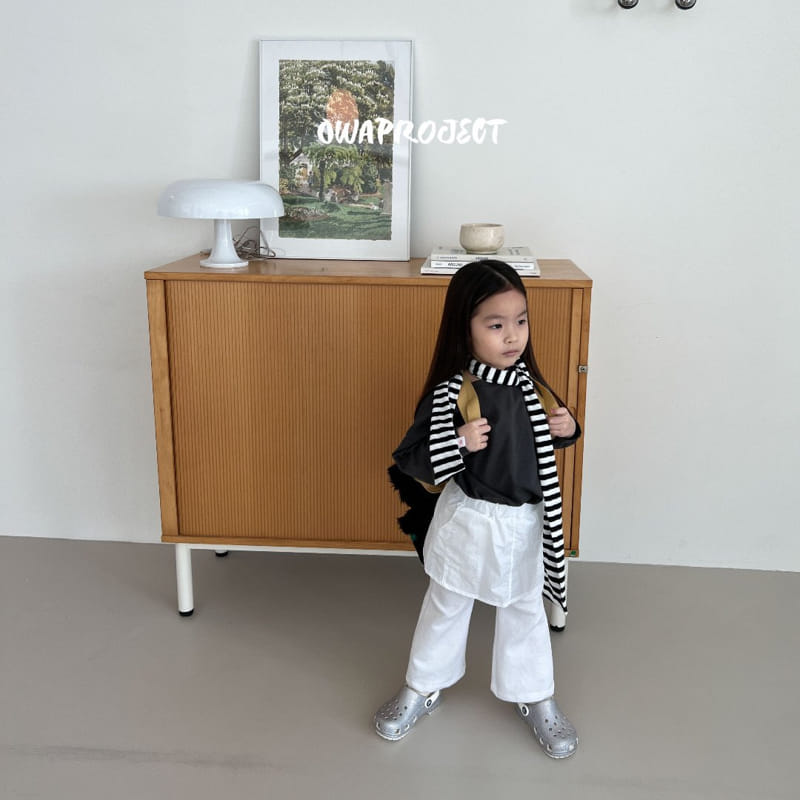 O Wa - Korean Children Fashion - #childrensboutique - Stripes Muffler - 4