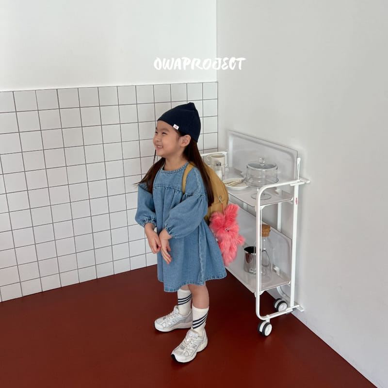 O Wa - Korean Children Fashion - #littlefashionista - Denim One-piece - 6