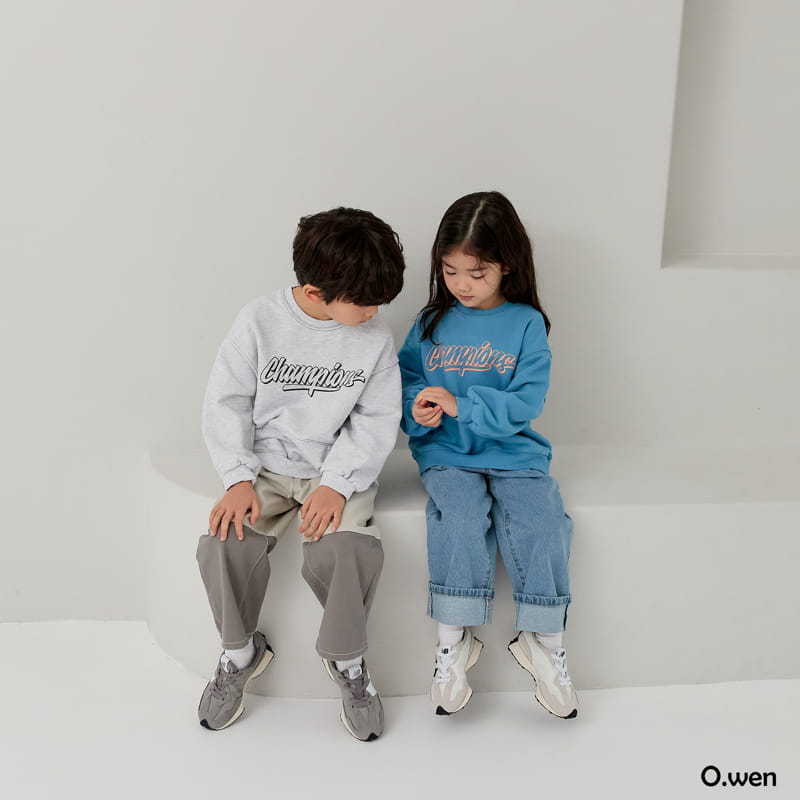 O Wen - Korean Children Fashion - #Kfashion4kids - Champion Sweatshirt - 8