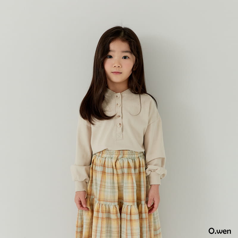 O Wen - Korean Children Fashion - #Kfashion4kids - Spring Check Skirt - 3
