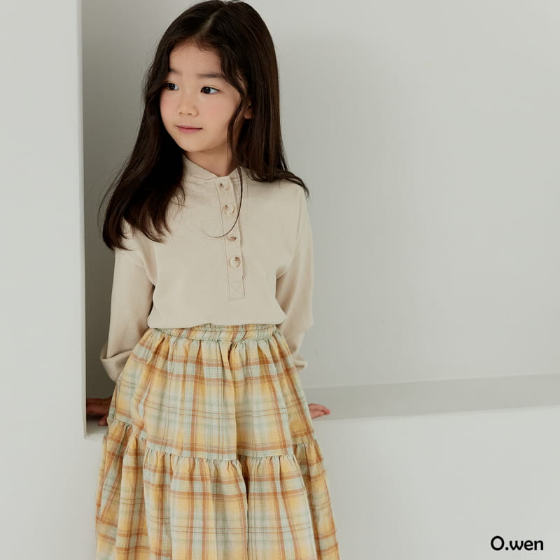 O Wen - Korean Children Fashion - #Kfashion4kids - Union Button Tee - 2