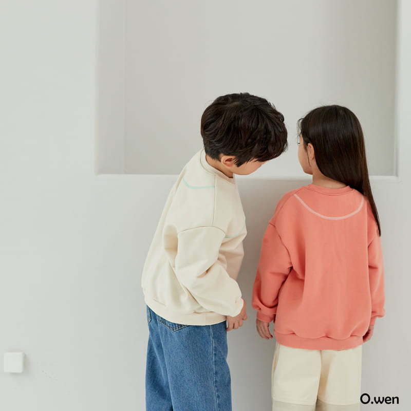 O Wen - Korean Children Fashion - #stylishchildhood - Color pping Stripes Sweatshirt - 4
