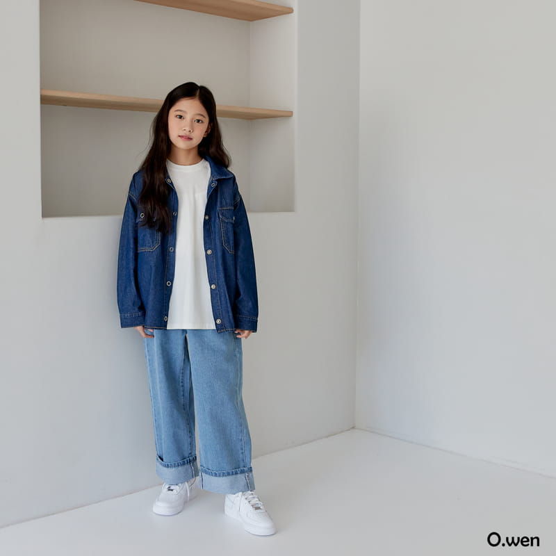 O Wen - Korean Children Fashion - #childofig - 1616 Denim Shirt - 10