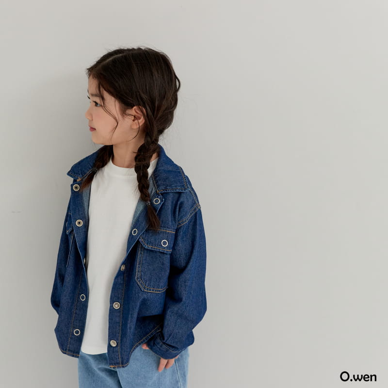 O Wen - Korean Children Fashion - #childofig - 1616 Denim Shirt - 9