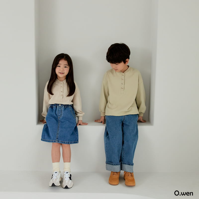 O Wen - Korean Children Fashion - #childofig - Union Button Tee - 7