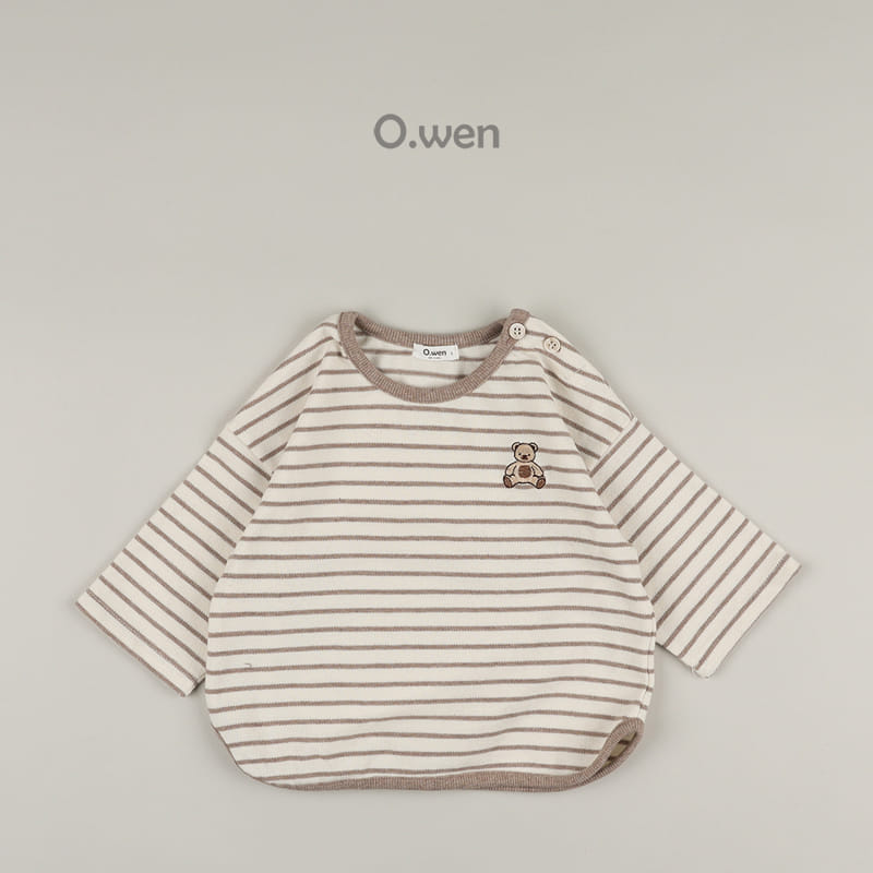 O Wen - Korean Children Fashion - #childrensboutique - Bebe Poke Stripes Tee - 2