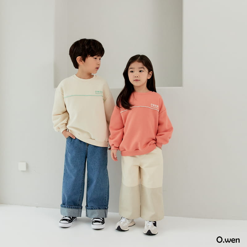 O Wen - Korean Children Fashion - #childrensboutique - Color pping Stripes Sweatshirt - 5
