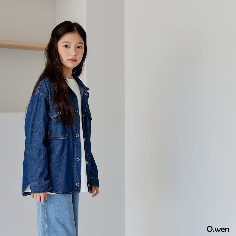 O Wen - Korean Children Fashion - #childrensboutique - 1616 Denim Shirt - 11