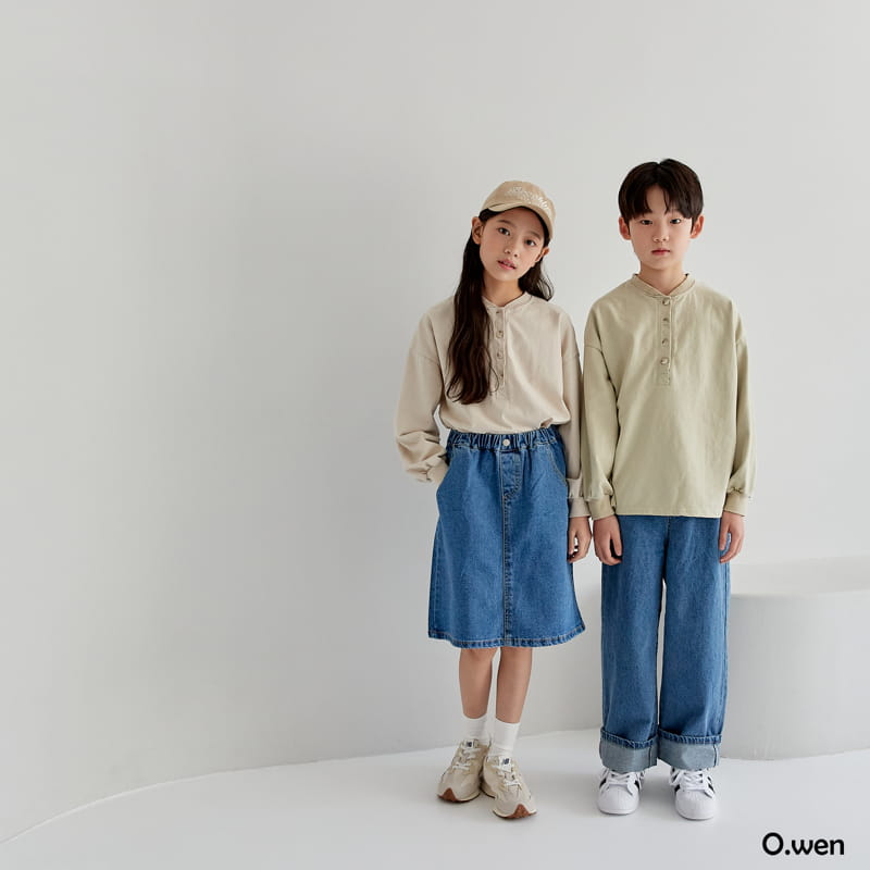 O Wen - Korean Children Fashion - #childrensboutique - Union Button Tee - 9