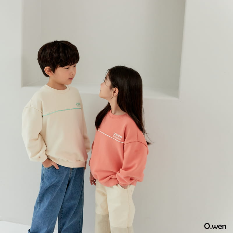O Wen - Korean Children Fashion - #designkidswear - Color pping Stripes Sweatshirt - 6