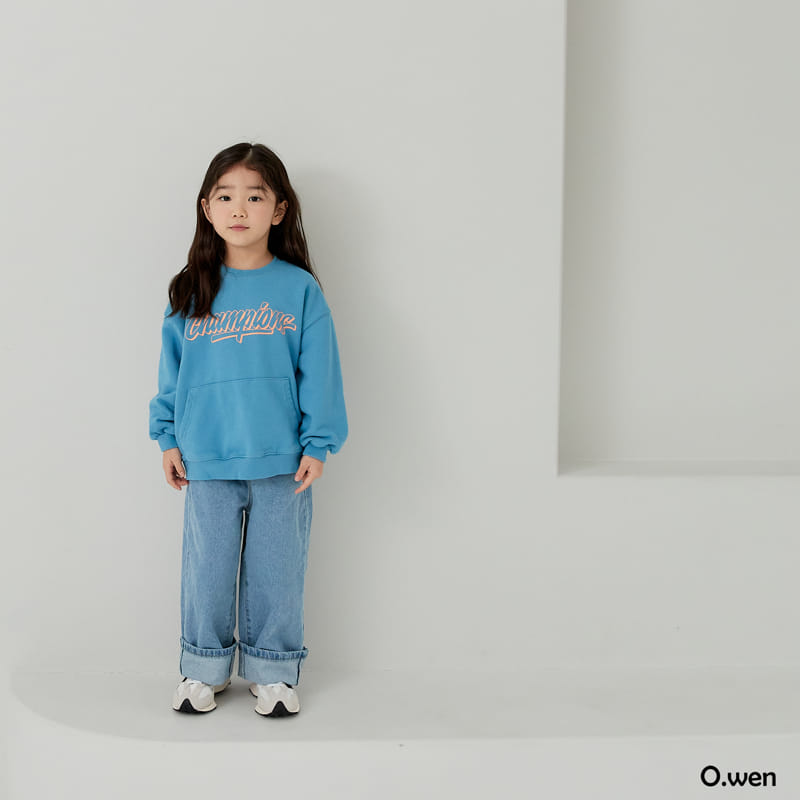 O Wen - Korean Children Fashion - #designkidswear - Champion Sweatshirt - 2
