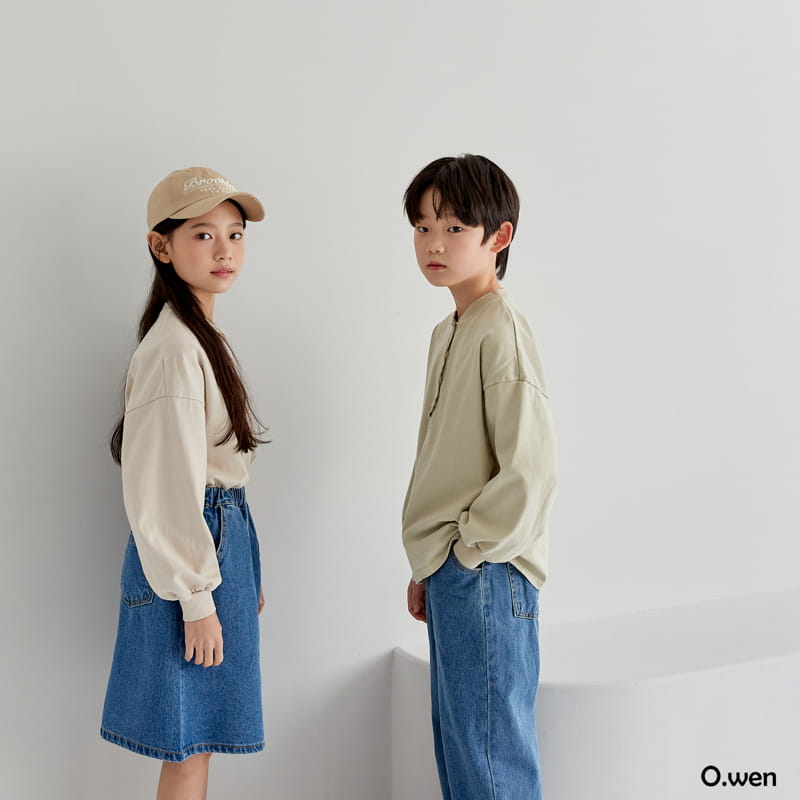 O Wen - Korean Children Fashion - #designkidswear - Union Button Tee - 10