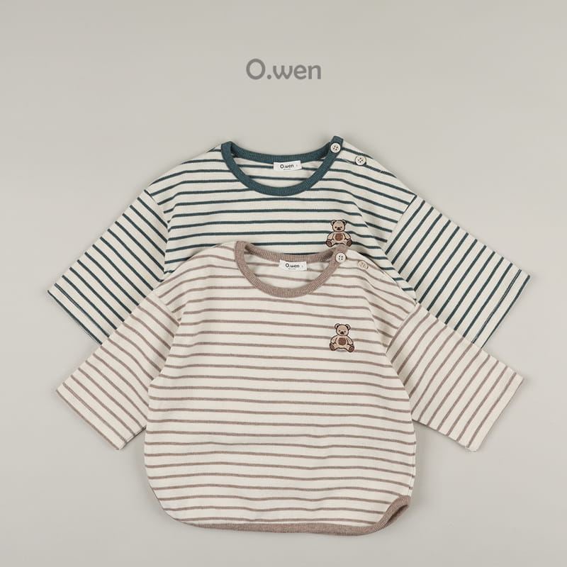 O Wen - Korean Children Fashion - #designkidswear - Bebe Poke Stripes Tee - 4