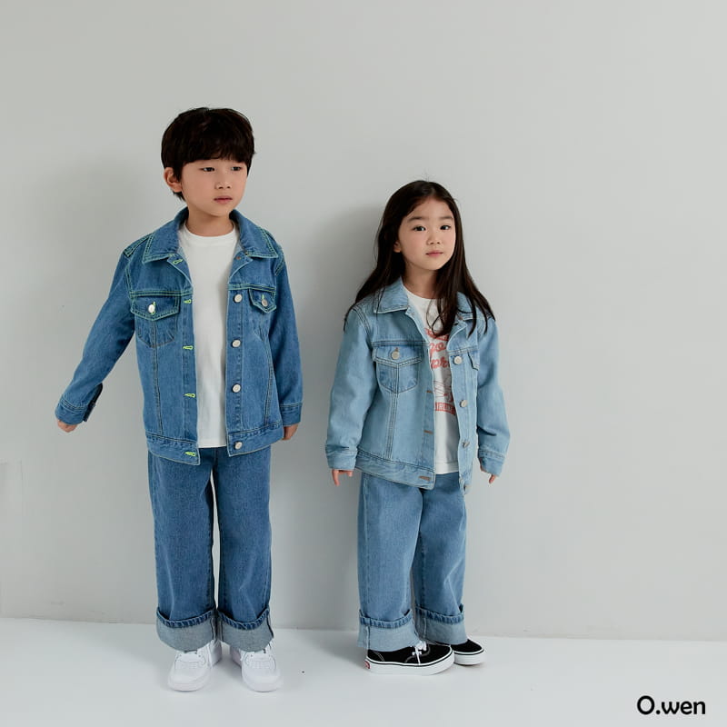O Wen - Korean Children Fashion - #discoveringself - 2301 Roll-up Jeans - 2