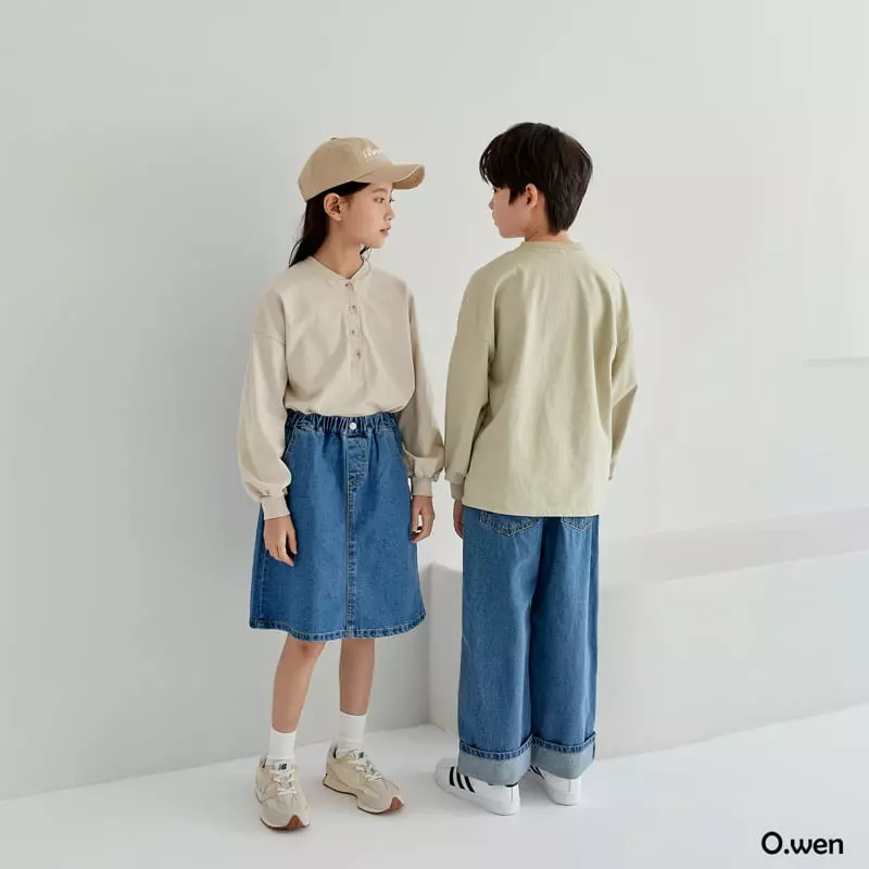 O Wen - Korean Children Fashion - #discoveringself - Union Button Tee - 11