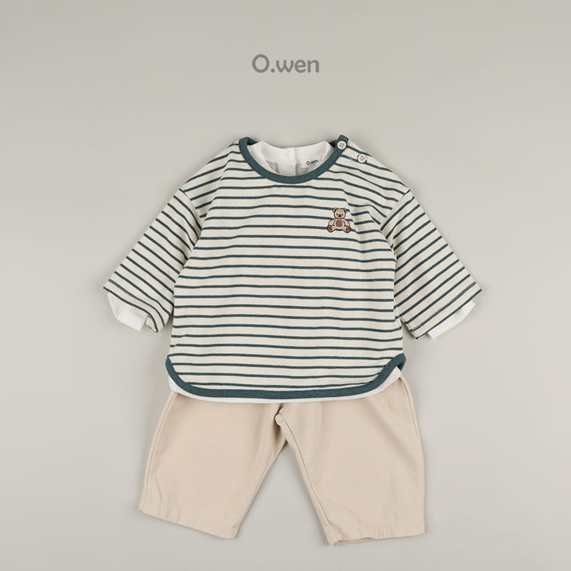 O Wen - Korean Children Fashion - #fashionkids - Bebe Poke Stripes Tee - 5