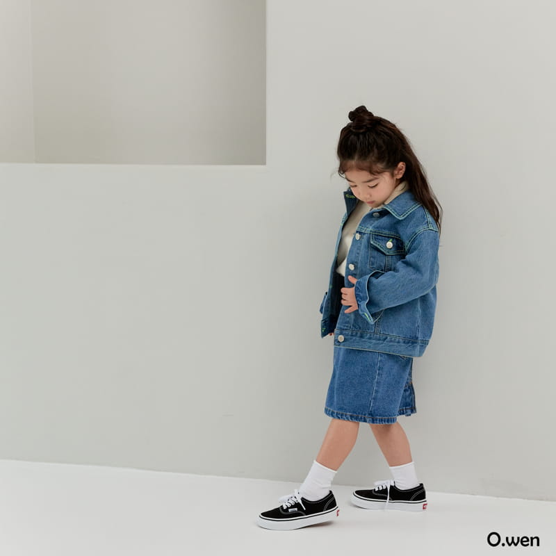 O Wen - Korean Children Fashion - #fashionkids - Angen Denim Skirt - 9