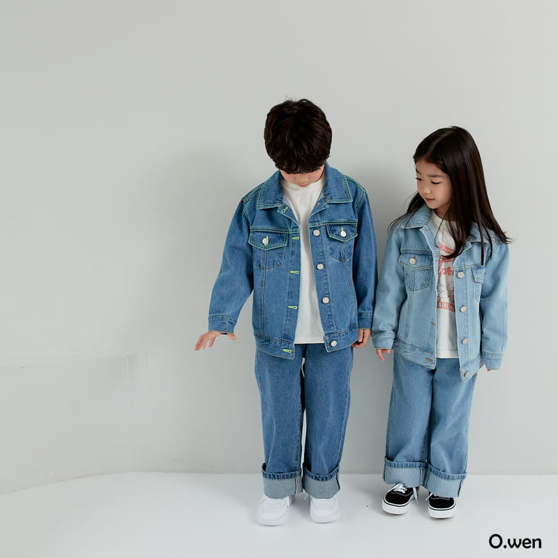 O Wen - Korean Children Fashion - #fashionkids - 2301 Roll-up Jeans - 3