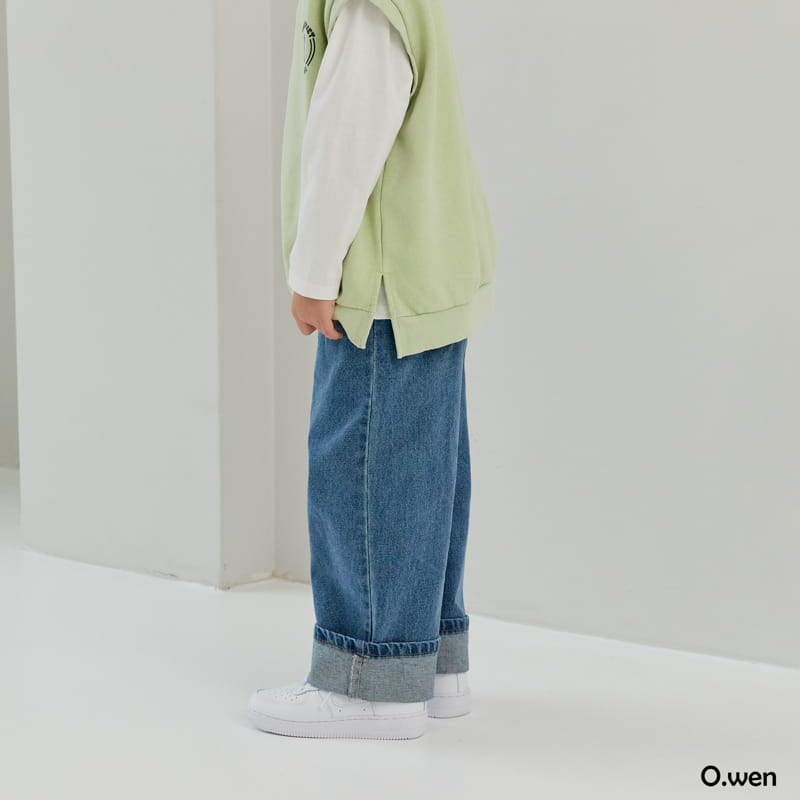 O Wen - Korean Children Fashion - #fashionkids - 2301 Roll-up Jeans - 4