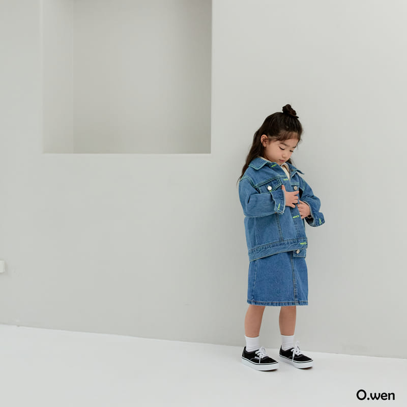 O Wen - Korean Children Fashion - #kidsstore - Angen Denim Skirt - 11