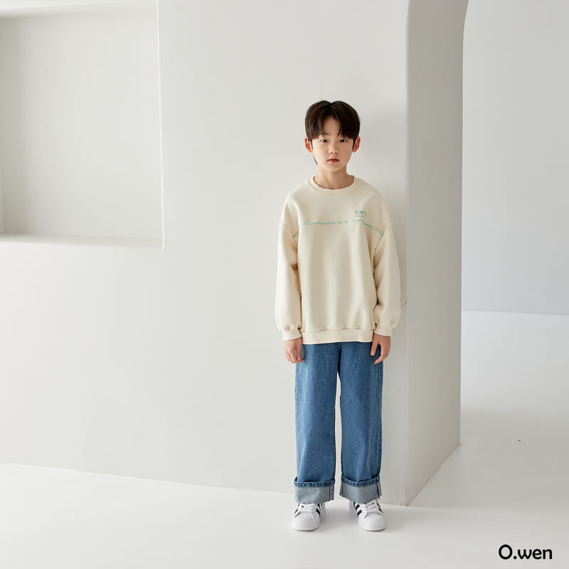 O Wen - Korean Children Fashion - #kidsstore - Color pping Stripes Sweatshirt - 10