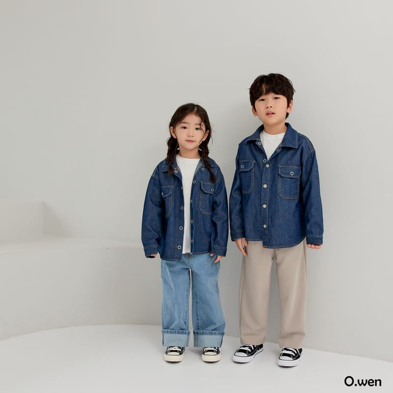 O Wen - Korean Children Fashion - #kidsstore - 1616 Denim Shirt - 2