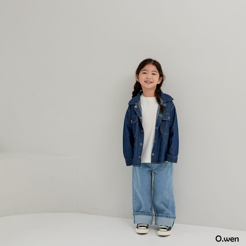 O Wen - Korean Children Fashion - #littlefashionista - 1616 Denim Shirt - 5