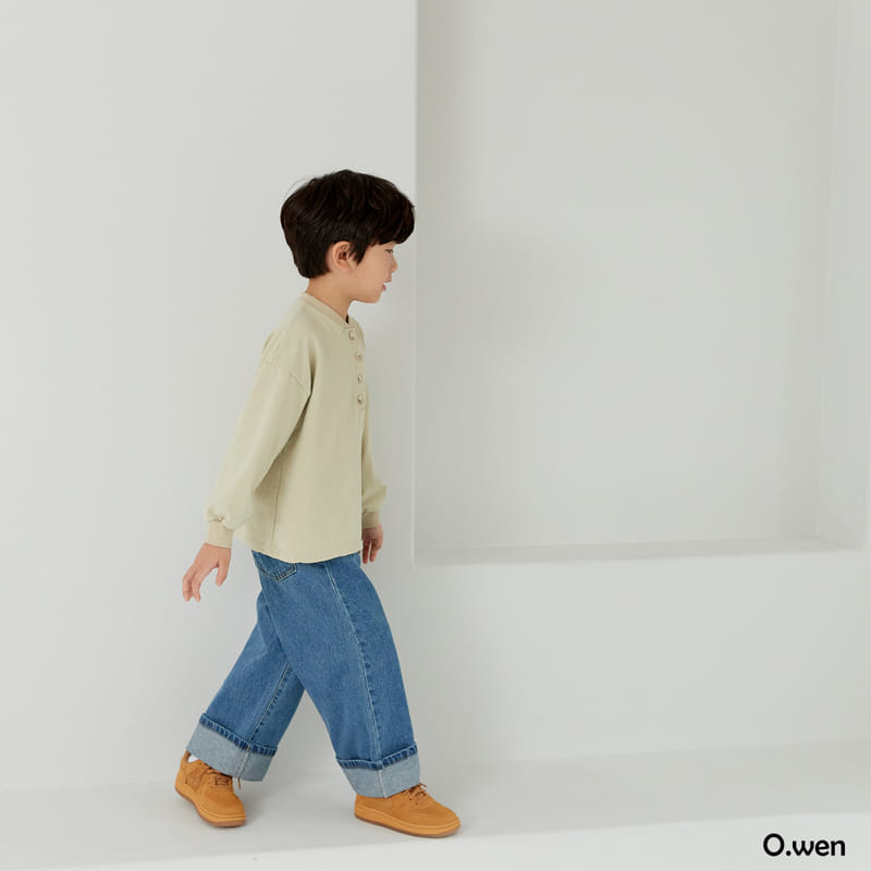 O Wen - Korean Children Fashion - #littlefashionista - Union Button Tee - 3