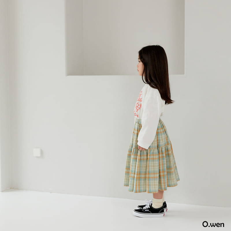 O Wen - Korean Children Fashion - #magicofchildhood - Spring Check Skirt - 5