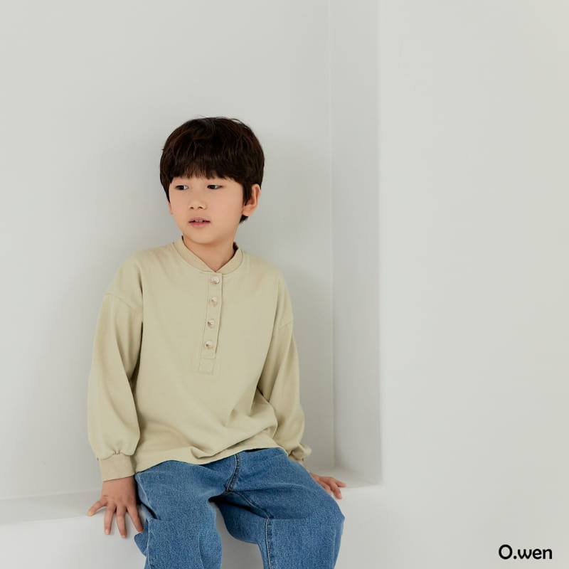 O Wen - Korean Children Fashion - #littlefashionista - Union Button Tee - 4