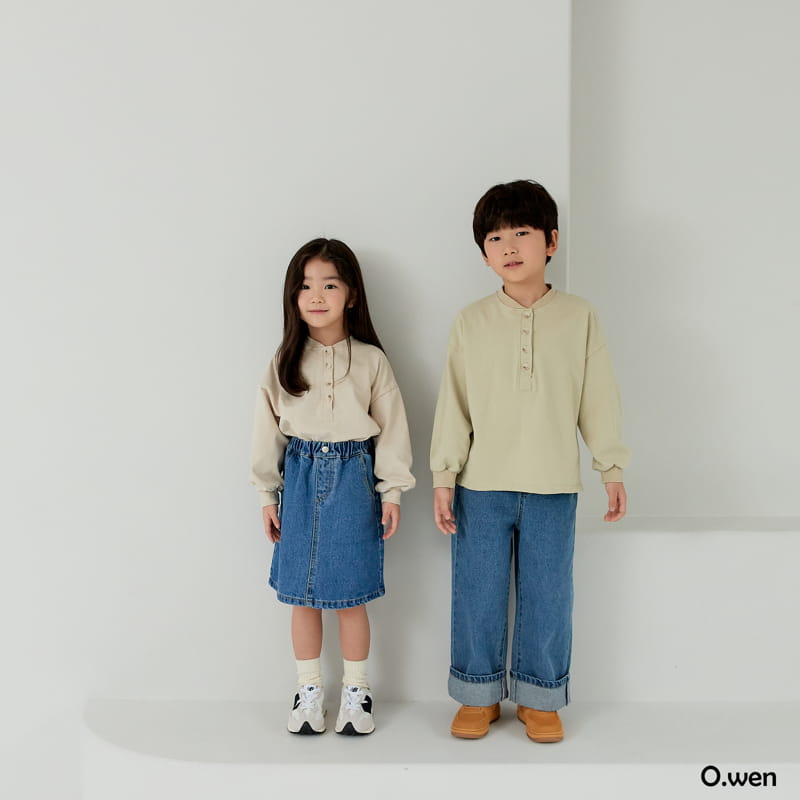 O Wen - Korean Children Fashion - #minifashionista - Union Button Tee - 5