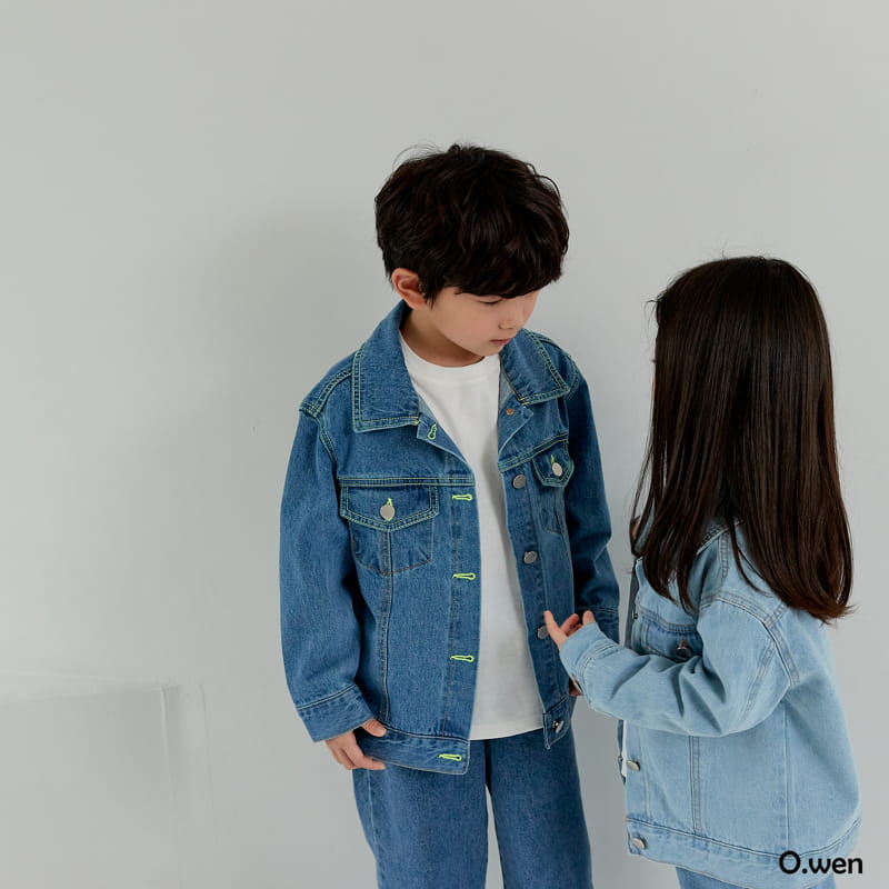 O Wen - Korean Children Fashion - #magicofchildhood - Show Me Denim Jacket - 4