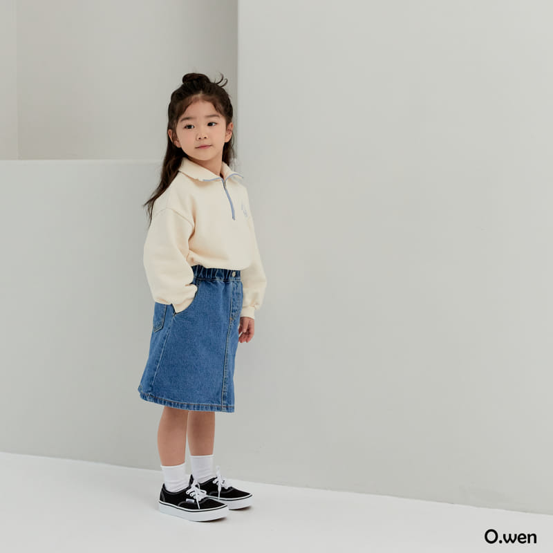 O Wen - Korean Children Fashion - #prettylittlegirls - Angen Denim Skirt