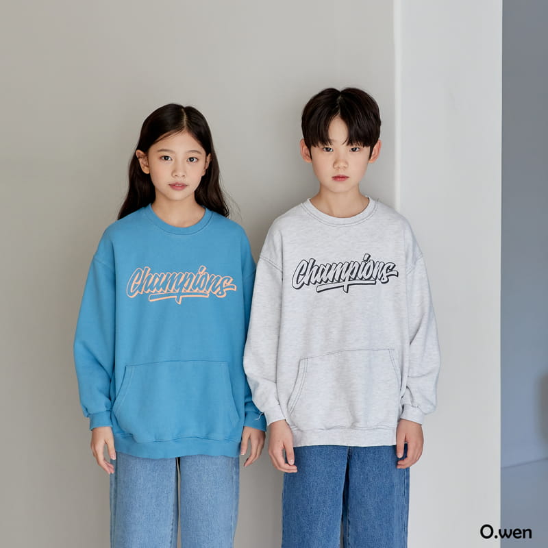 O Wen - Korean Children Fashion - #prettylittlegirls - Champion Sweatshirt - 12