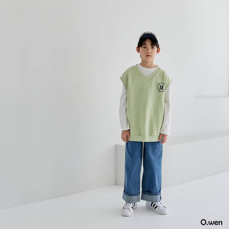 O Wen - Korean Children Fashion - #prettylittlegirls - M Sweatshirt Vest - 10