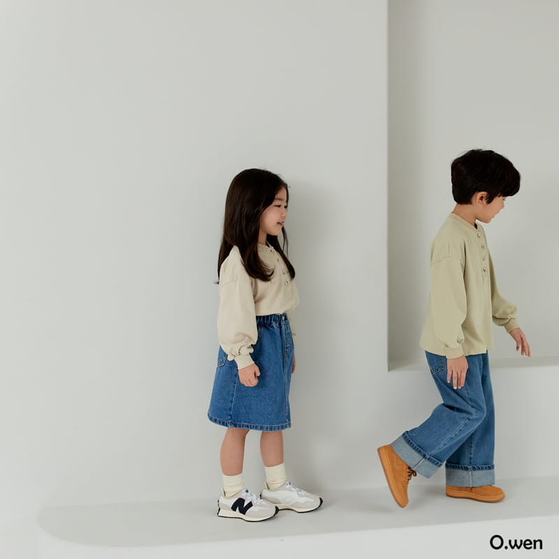 O Wen - Korean Children Fashion - #prettylittlegirls - Union Button Tee - 6