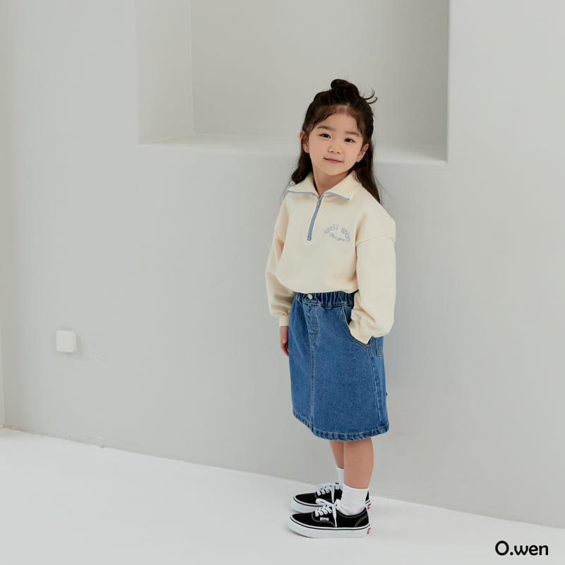 O Wen - Korean Children Fashion - #todddlerfashion - Angen Denim Skirt - 2