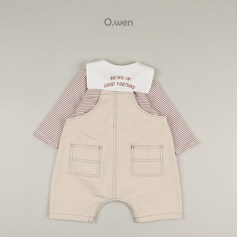 O Wen - Korean Children Fashion - #toddlerclothing - Bebe Cotton Dungarees - 12
