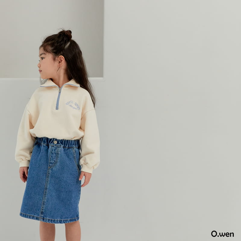 O Wen - Korean Children Fashion - #toddlerclothing - Angen Denim Skirt - 3