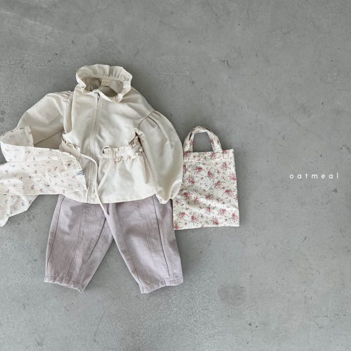 Oatmeal - Korean Children Fashion - #childrensboutique - Mer Frill Jacket - 10
