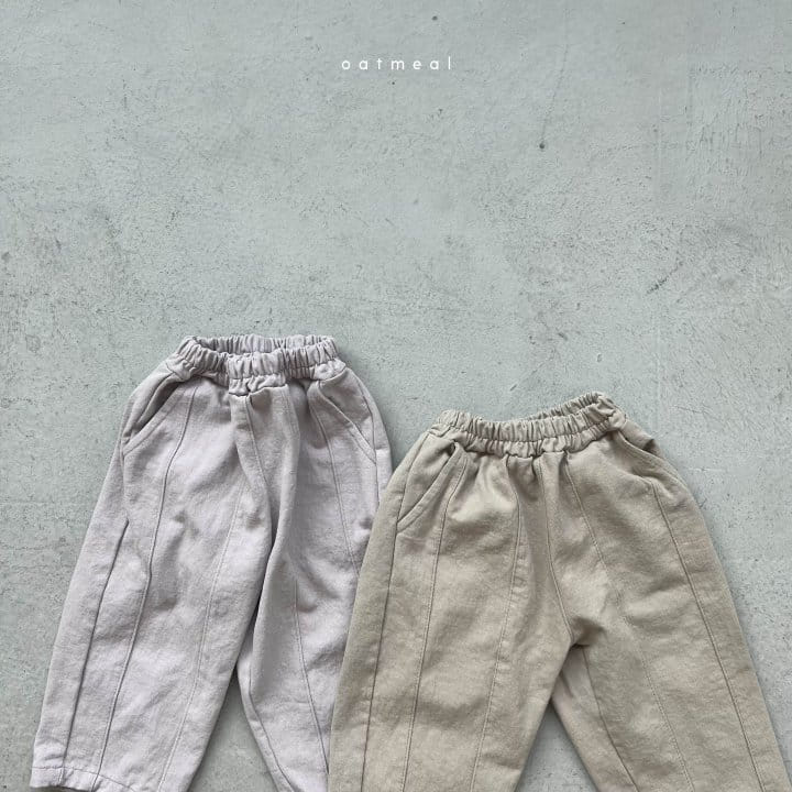 Oatmeal - Korean Children Fashion - #designkidswear - Judy Slit Pants