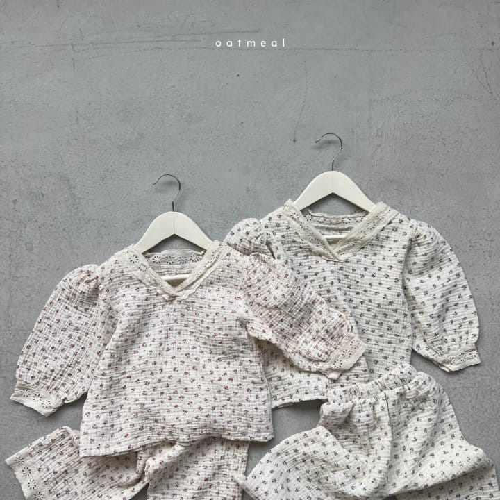 Oatmeal - Korean Children Fashion - #minifashionista - Ois Pajamas