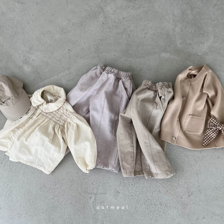 Oatmeal - Korean Children Fashion - #toddlerclothing - Ov Knit Cardigan - 6