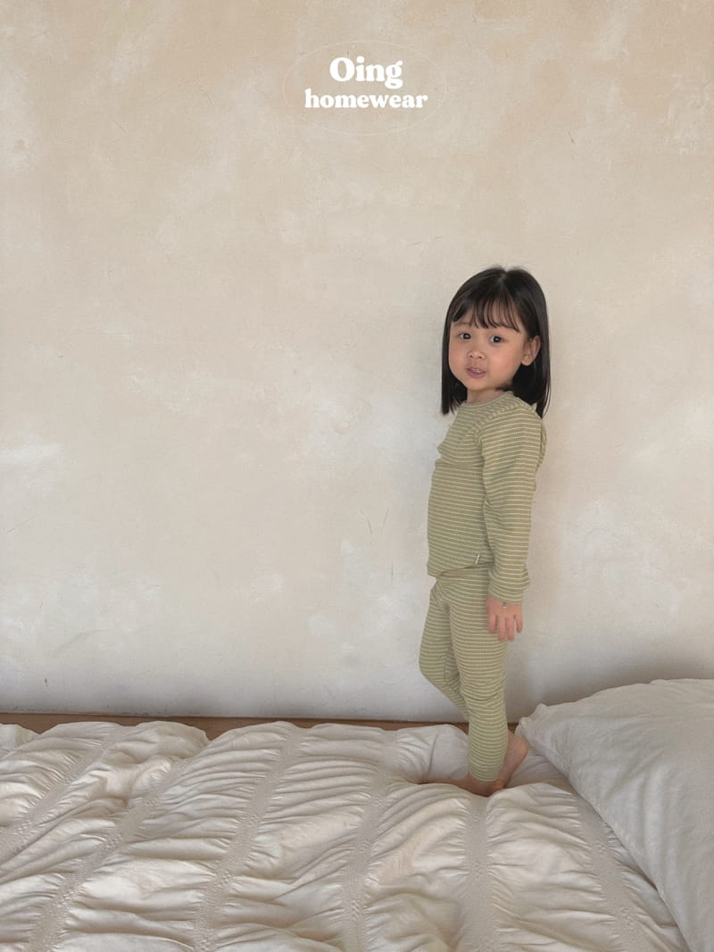 Oing - Korean Children Fashion - #childofig - Stripes Top Bottom Set - 7