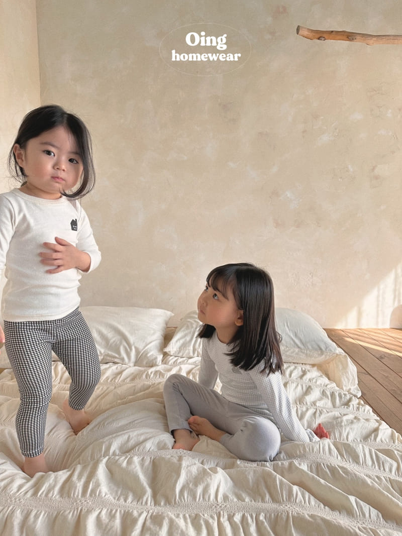Oing - Korean Children Fashion - #designkidswear - Home Top Bottom Set - 10