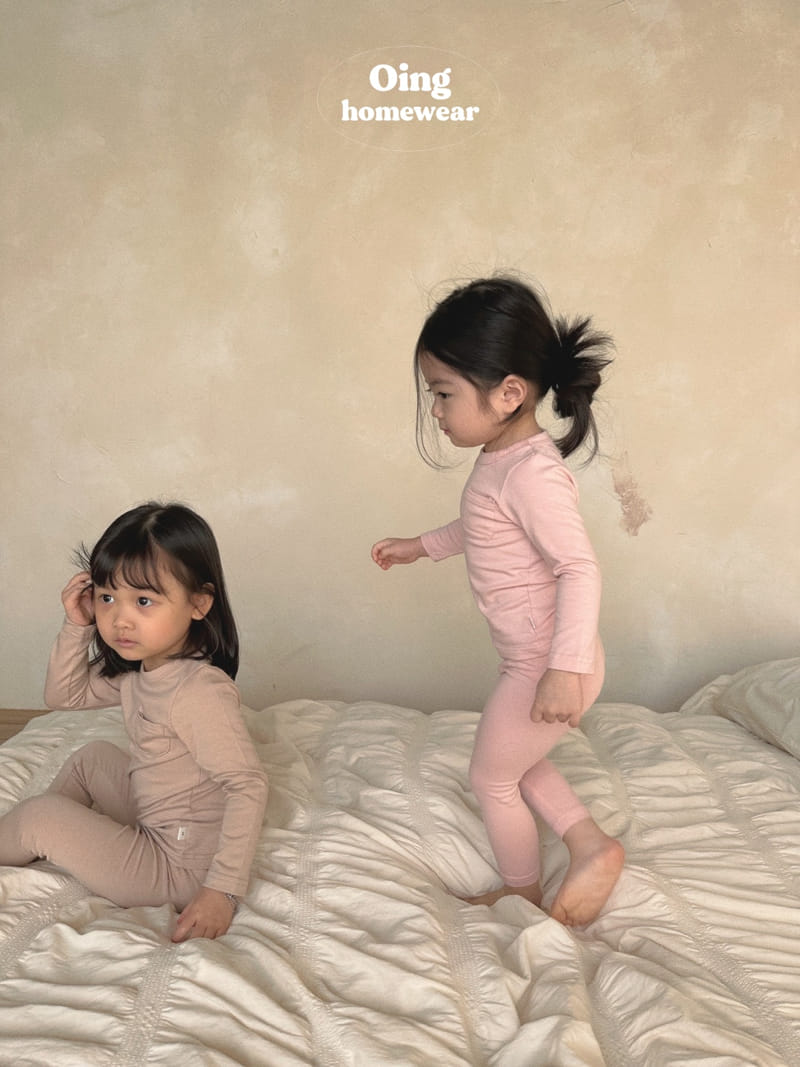 Oing - Korean Children Fashion - #discoveringself - Milk Top Bottom Set - 12