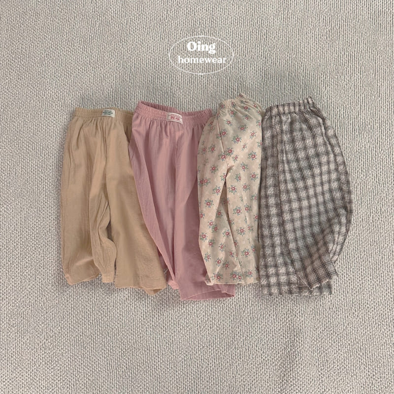 Oing - Korean Children Fashion - #kidsshorts - Pattern Pajama Pants - 6
