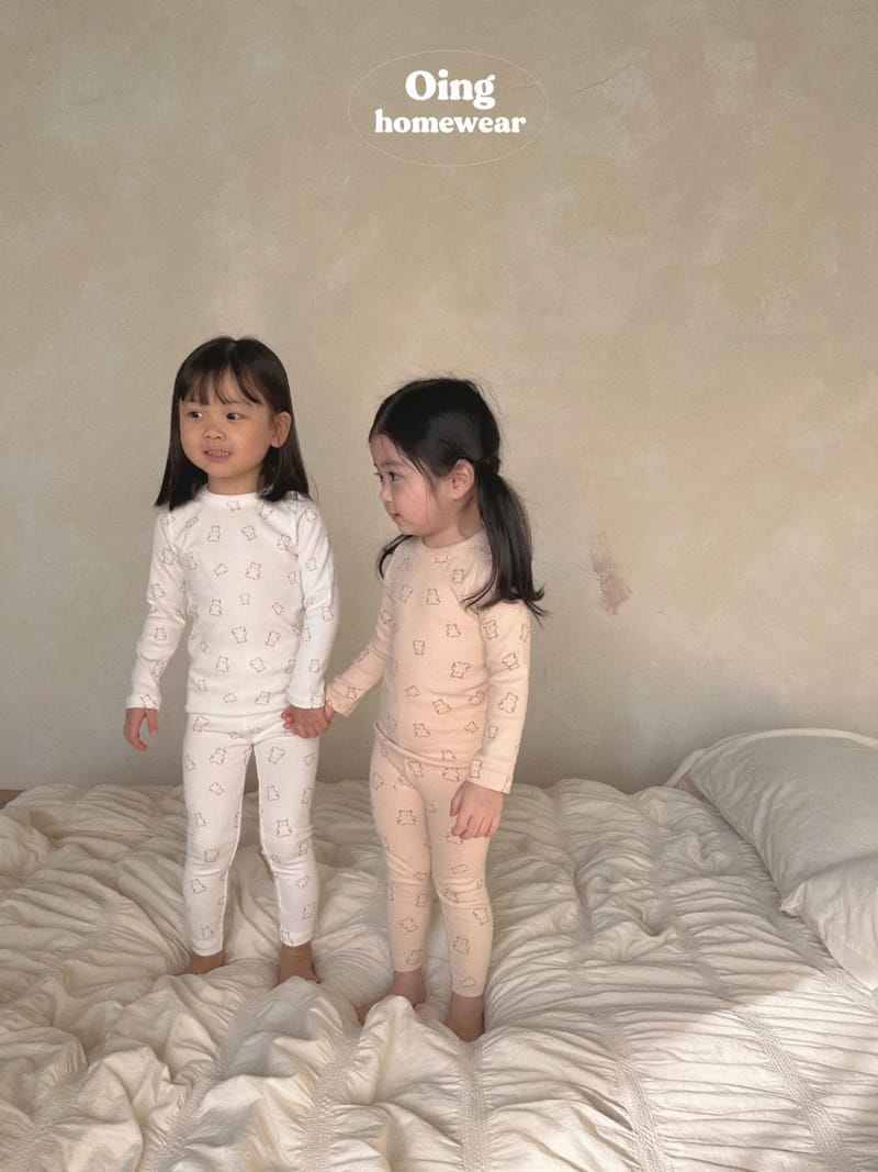 Oing - Korean Children Fashion - #kidsstore - Teddy Top Bottom Set - 7