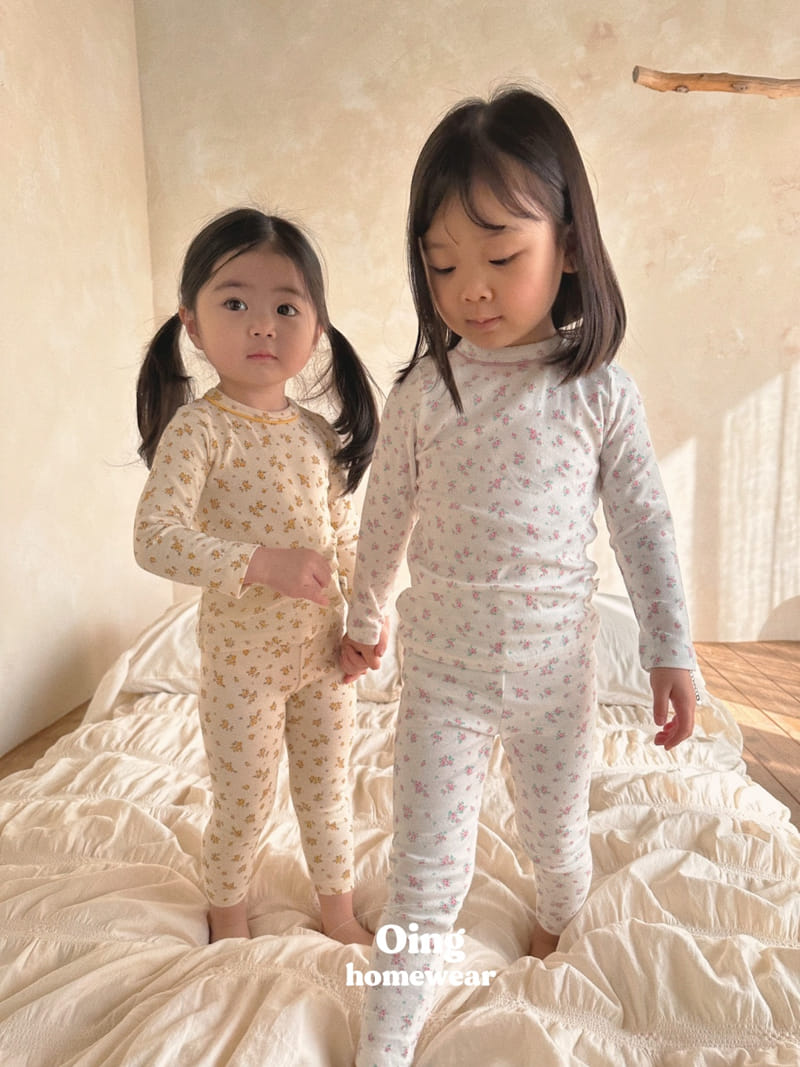 Oing - Korean Children Fashion - #magicofchildhood - Fring Top Bottom Set - 10